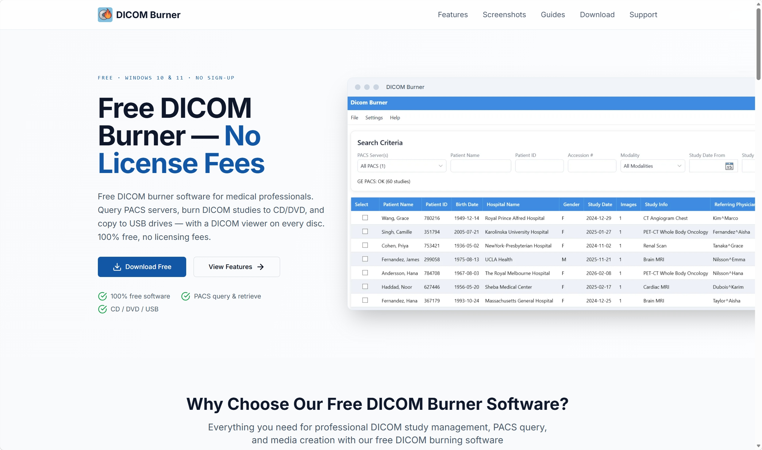 Dicom-burner.com